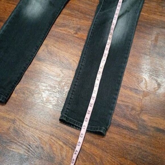 Saint Laurent Paris Slim-Fit 30 Black Distressed Denim Jeans  Made In Italy - Picture 13 of 15